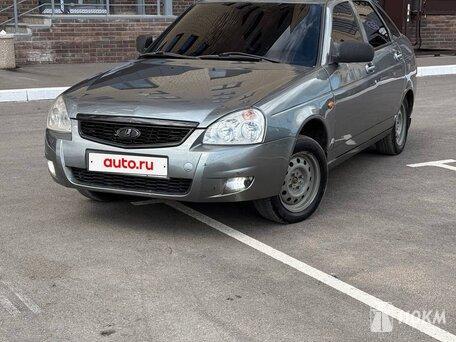 ВАЗ (Lada), Priora, 1600, 87, бензин, хэтчбек, механика, передний привод, среднее состояние, левый, серый, 190 000 ₽