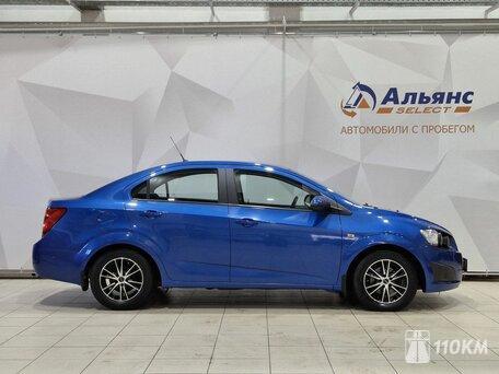 Chevrolet, Aveo, 1600, 100, бензин, седан, механика, передний привод, среднее состояние, левый, синий, 660 000 ₽