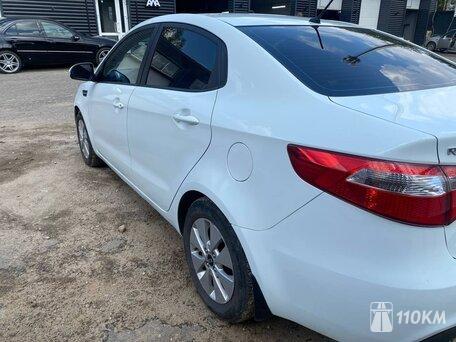 KIA, Rio, 1600, 107, бензин, седан, автомат, передний привод, среднее состояние, левый, белый, 720 000 ₽